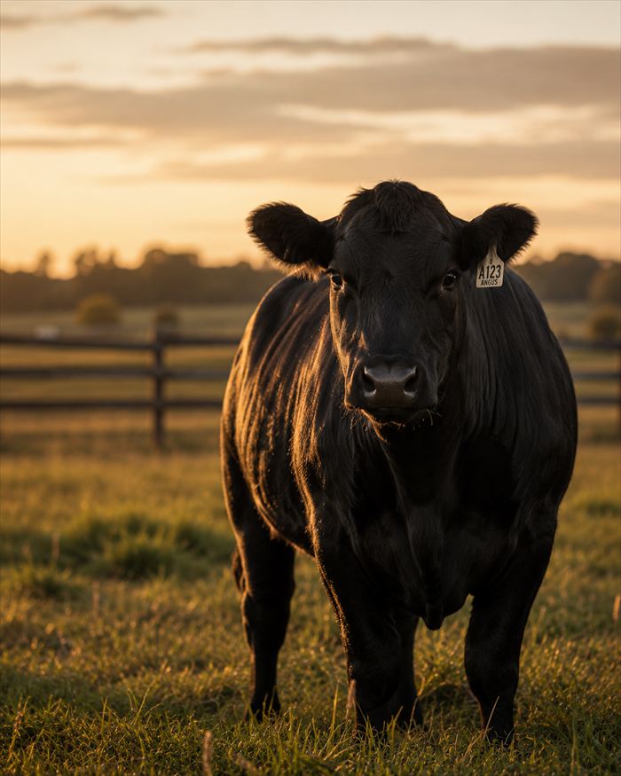 Beef cattle at pasture
